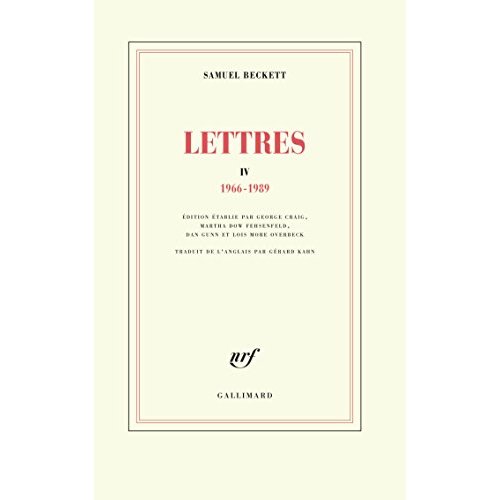 LETTRES IV - (1966-1989)