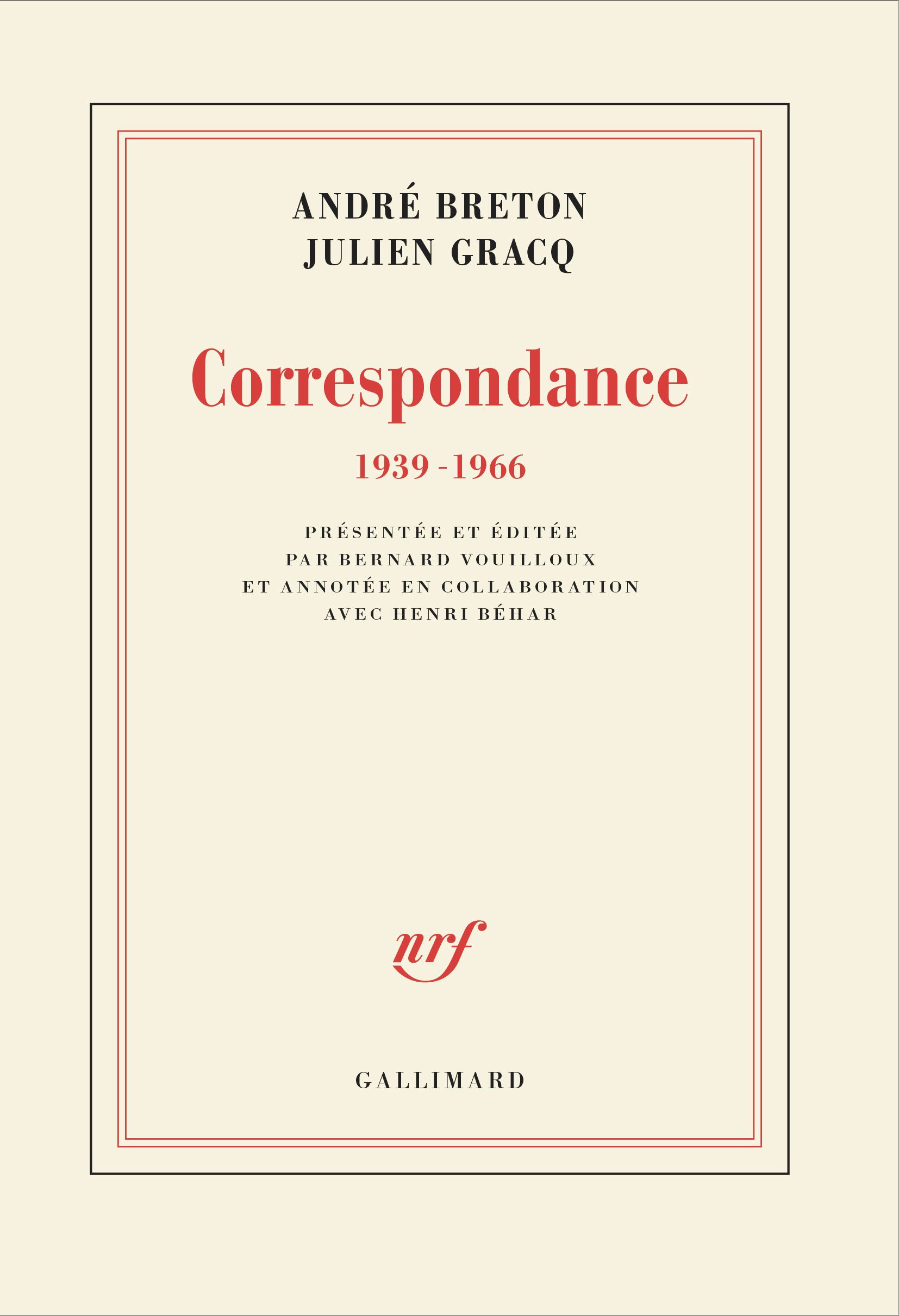 CORRESPONDANCE - 1939-1966