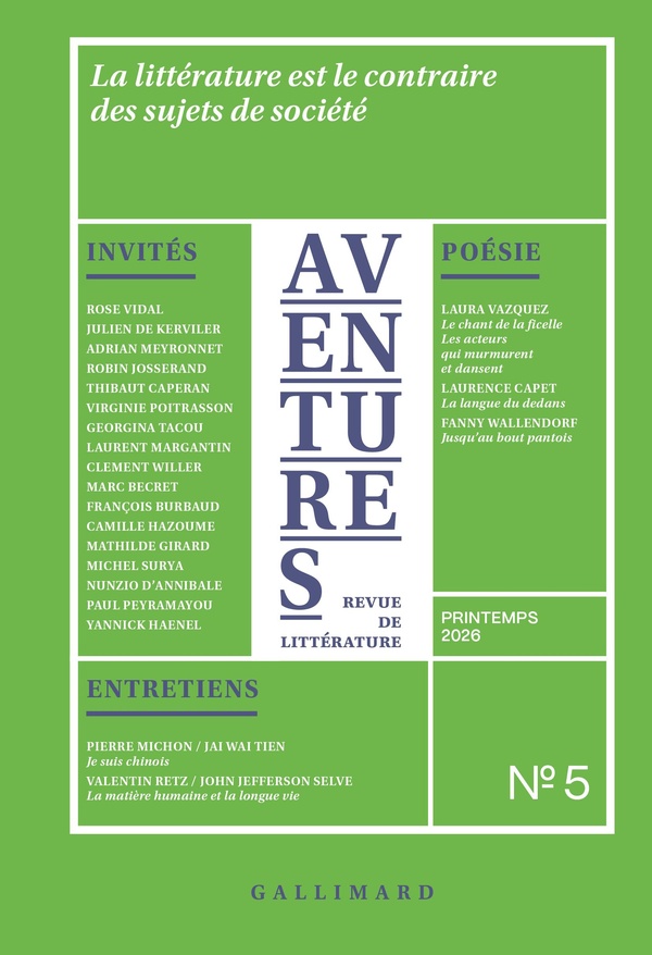 REVUE AVENTURES N 5 - PRINTEMPS 2026