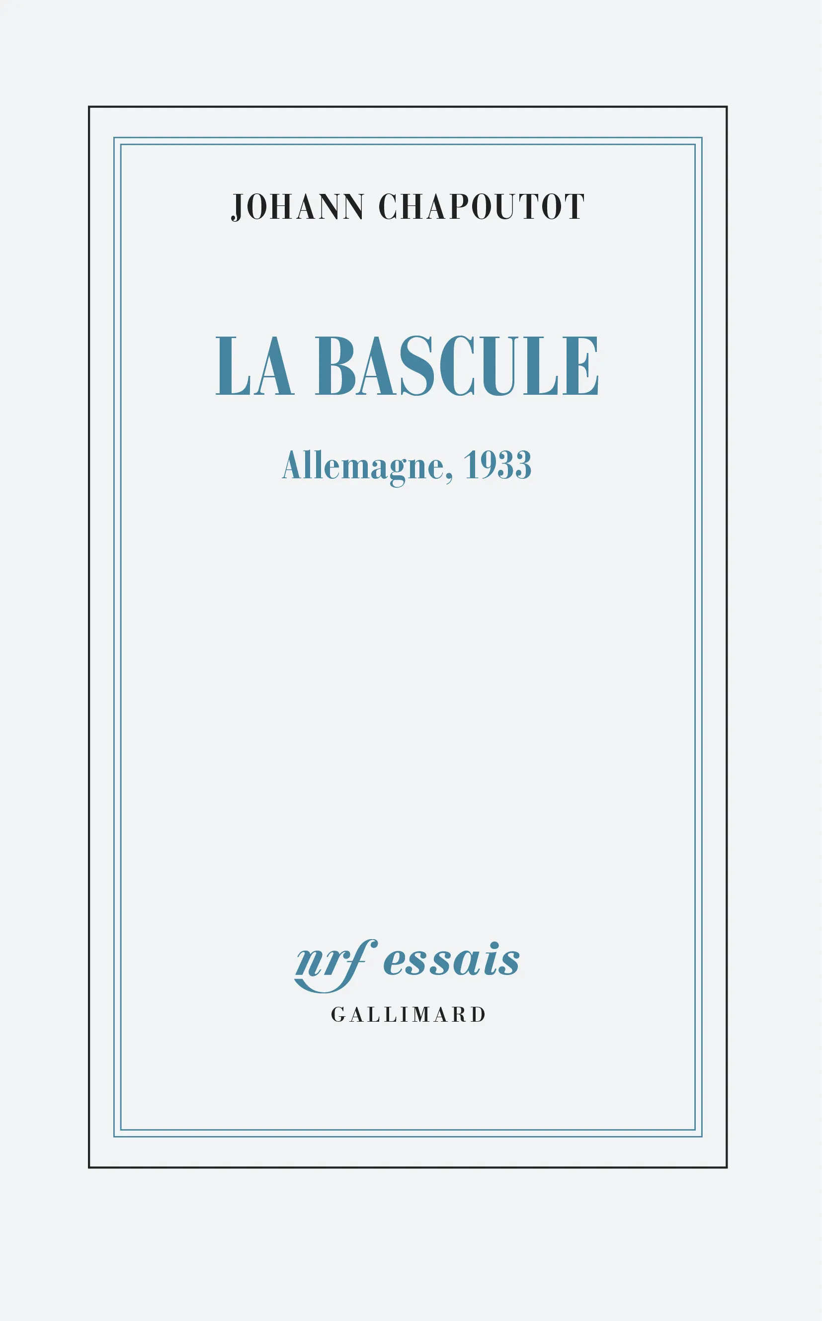 LA BASCULE - ALLEMAGNE, 1933