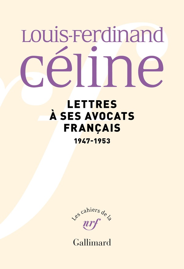 LETTRES A SES AVOCATS FRANCAIS - ALBERT NAUD ET JEAN-LOUIS TIXIER-VIGNANCOUR, 1947-1953