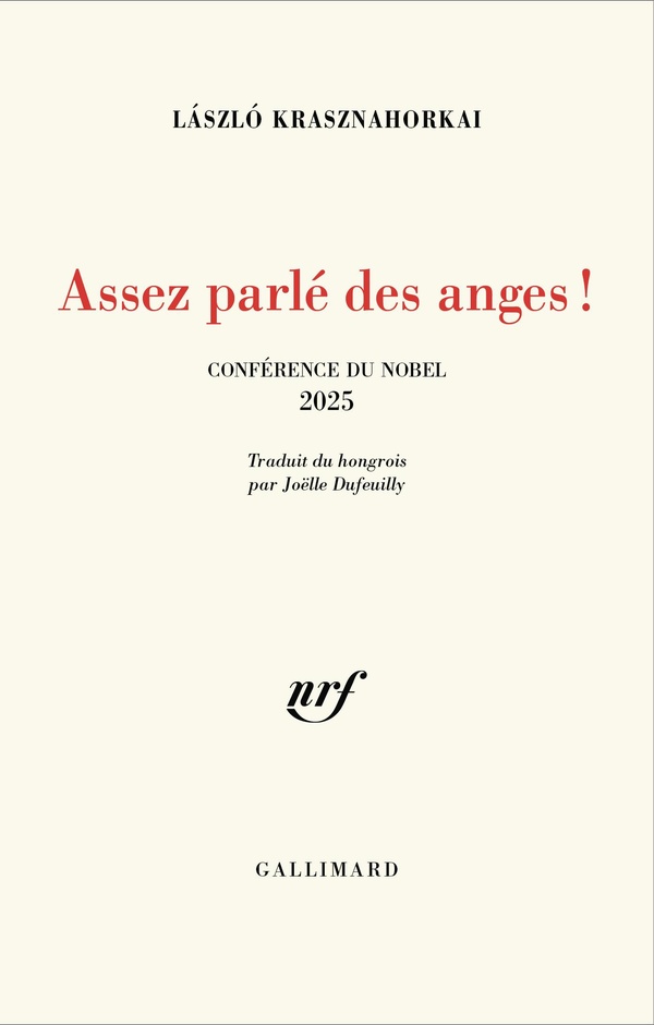 ASSEZ PARLE DES ANGES ! - CONFERENCE DU NOBEL 2025