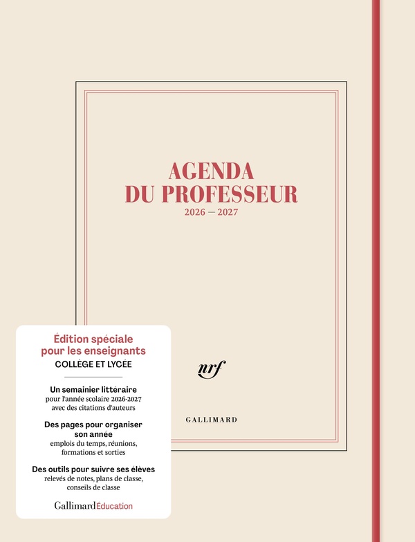 AGENDA DU PROFESSEUR 2026 - 2027 - EDITION SPECIALE ENSEIGNANTS COLLEGE ET LYCEE
