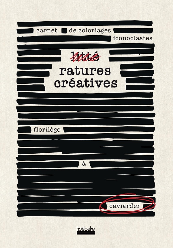 (LITTE)RATURES CREATIVES - CARNET DE COLORIAGES ICONOCLASTES