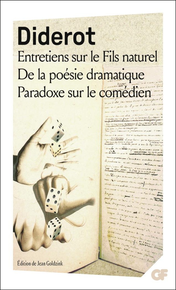 ENTRETIENS SUR LE FILS NATUREL - DE LA POESIE DRAMATIQUE - PARADOXE SUR LE COMEDIEN