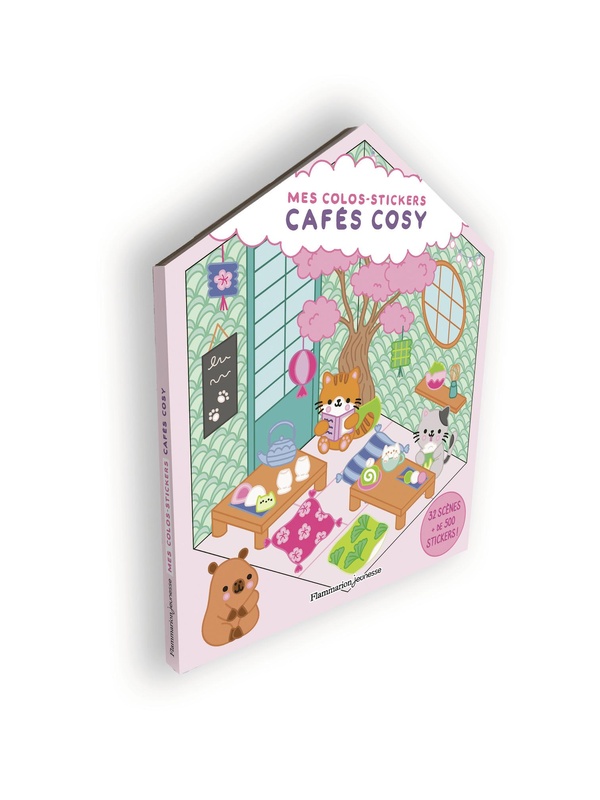 MES COLOS-STICKERS - CAFES COSY - 32 SCENES, PLUS DE 500 STICKERS