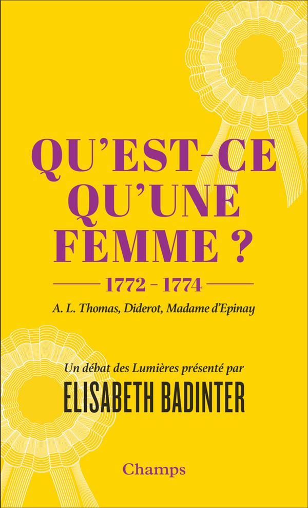 QU'EST-CE QU'UNE FEMME ? - 1772-1774