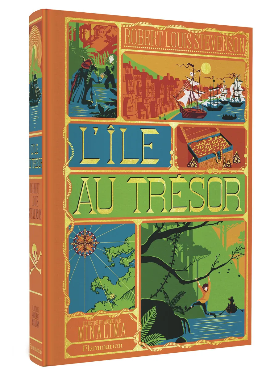 L'ILE AU TRESOR - ILLUSTRE ET ANIME PAR MINALIMA