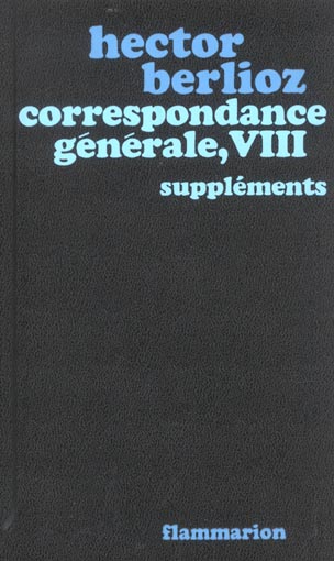 CORRESPONDANCE GENERALE - SUPPLEMENTS