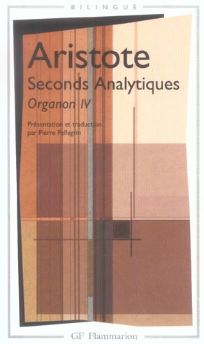 SECONDS ANALYTIQUES - ORGANON IV
