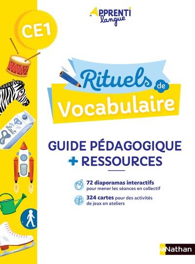 RITUELS DE VOCABULAIRE - GUIDE PEDAGOGIQUE + RESSOURCES CE1