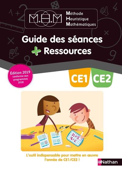 METHODE HEURISTIQUE DE MATHEMATIQUES PINEL CE1/CE2 - GUIDE PEDAGOGIQUE - 2019