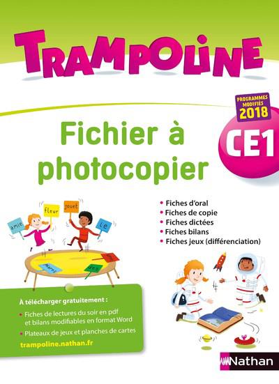 TRAMPOLINE - FICHIER A PHOTOCOPIER - CE1 - 2019