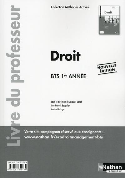 DROIT BTS 1ERE ANNEE - PROFESSEUR (METHODES ACTIVES) - 2016