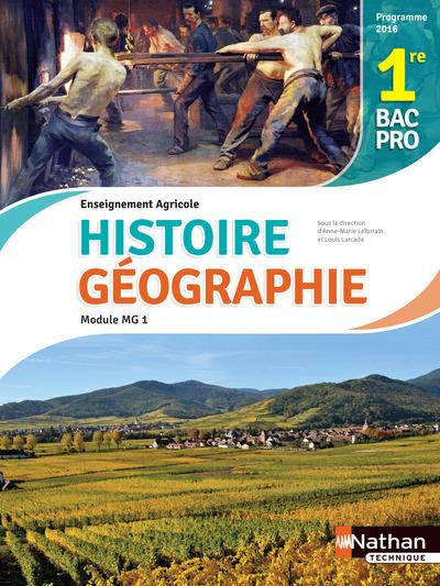 HISTOIRE ET GEOGRAPHIE - MODULE MG 1 - 1ERE BAC PRO AGRICOLE - ELEVE 2017