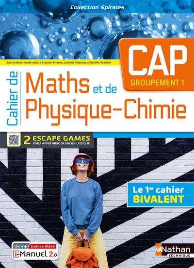 CAHIER DE MATHS CAP GROUPEMENT 1 (SPIRALES) LIVRE + LICENCE ELEVE 2023