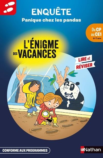 ENIGMES DES VACANCES CP-CE1 PANIQUE CHEZ LES PANDAS