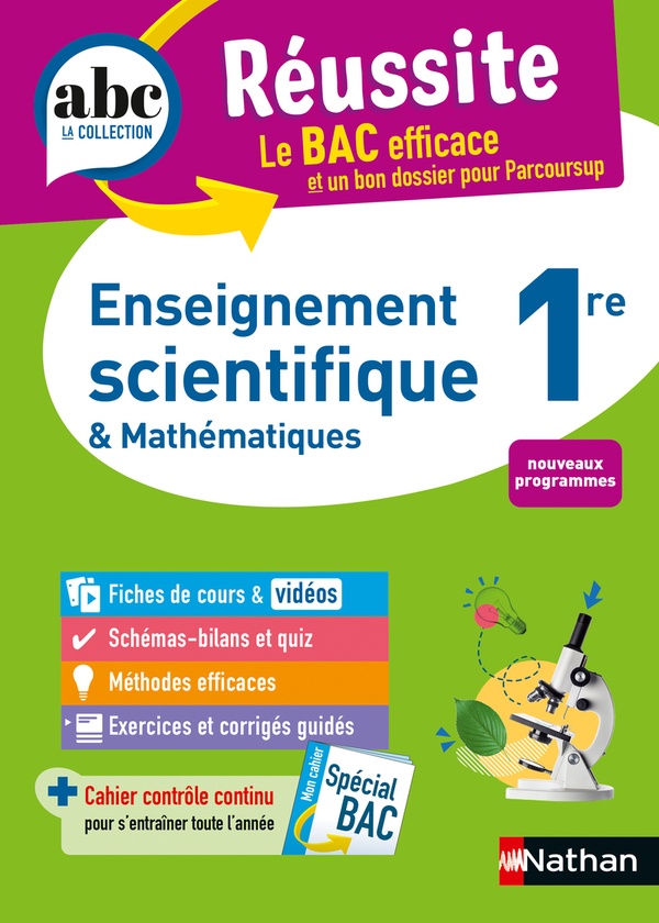 ABC REUSSITE ENSEIGNEMENT SCIENTIFIQUE 1RE