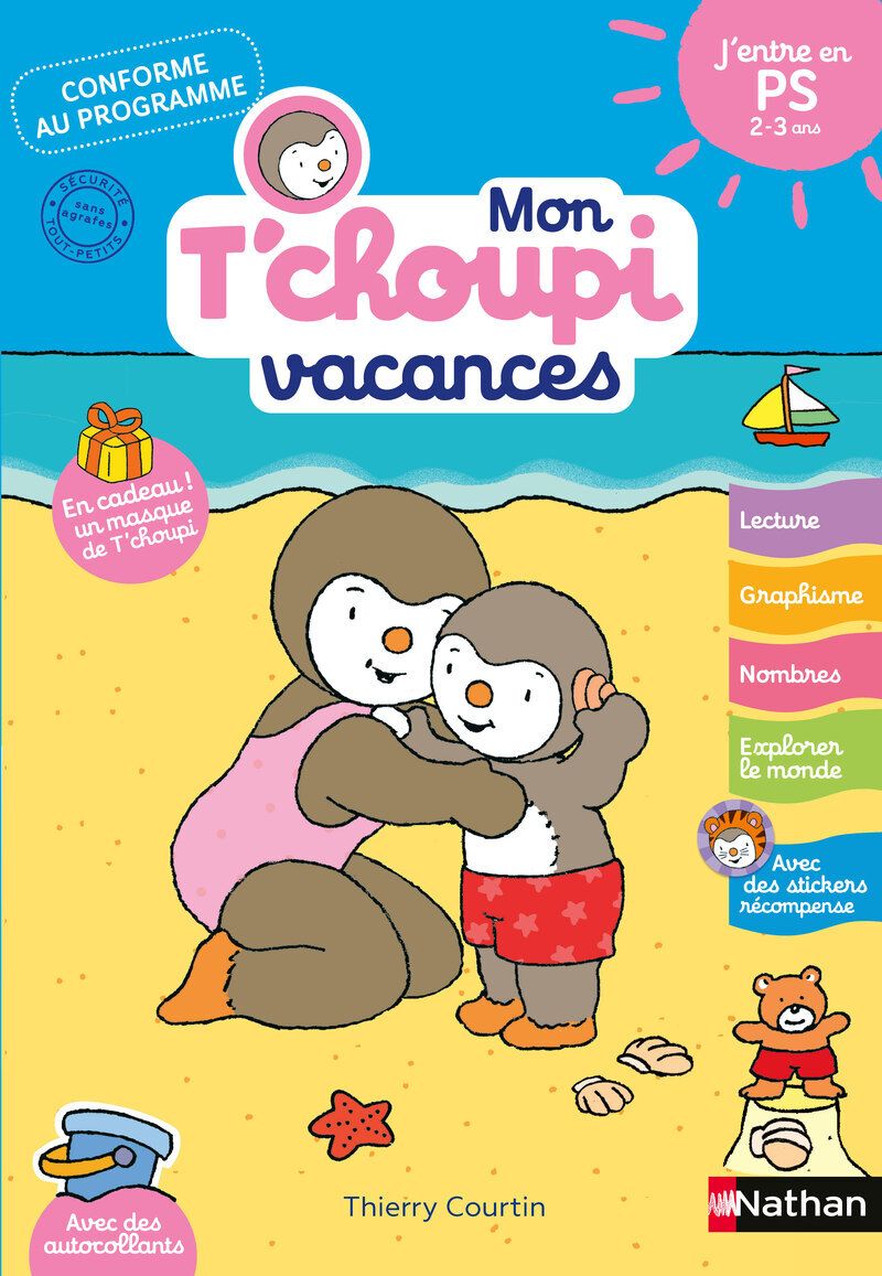 MON TCHOUPI VACANCES J'ENTRE EN PS 2-3 ANS