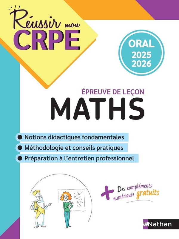REUSSIR MON CRPE EPREUVE ORALE ADMISSION MATHS 2025