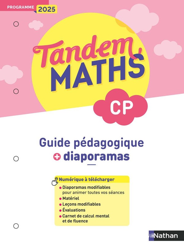 TANDEM - MATHS CP - GUIDE PEDAGOGIQUE + DIAPORAMAS