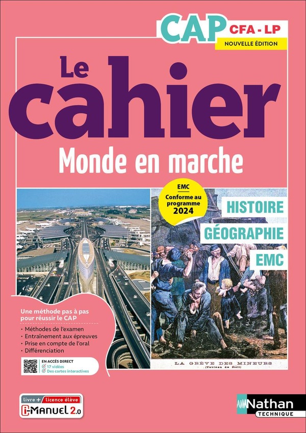 HISTOIRE - GEOGRAPHIE - EMC - CAP - COLL. LE MONDE EN MARCHE - ED. 2025 - LIVRE + LICENCE