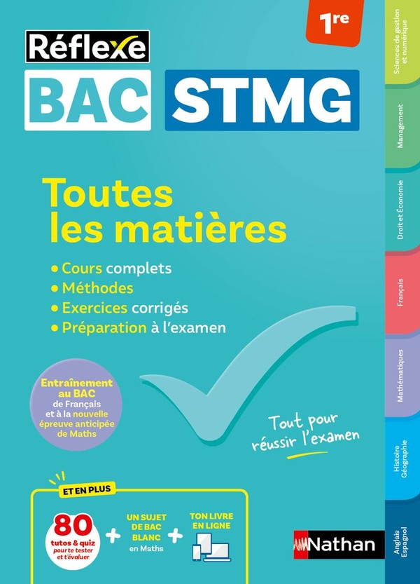 TOUTES LES MATIERES BAC STMG PREMIERE - REFLEXE - N 23