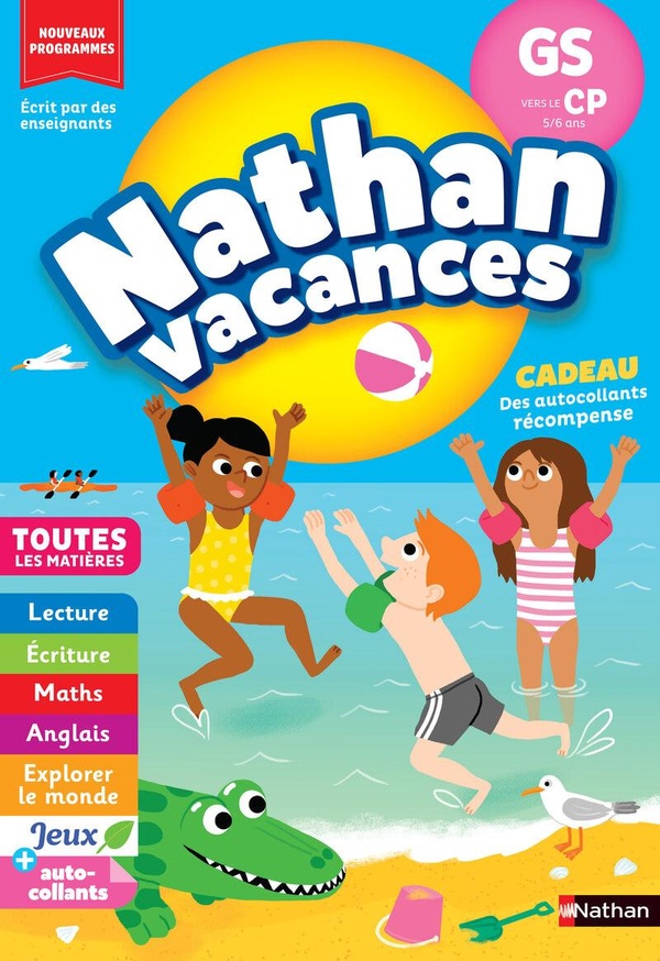 NATHAN VACANCES GS VERS LE CP 5/6 ANS