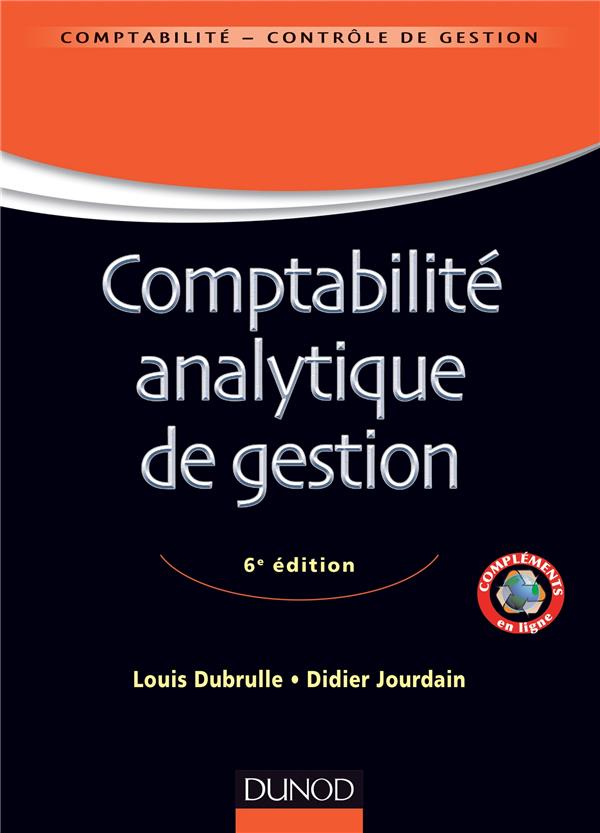COMPTA MASTER - T01 - COMPTABILITE ANALYTIQUE DE GESTION - 6EME EDITION