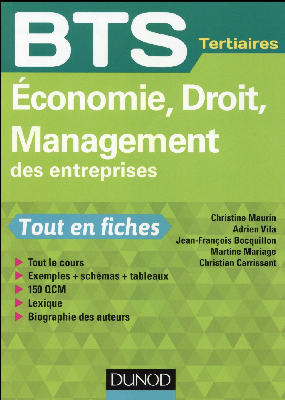 ECONOMIE, DROIT, MANAGEMENT DES ENTREPRISES - BTS TERTIAIRES