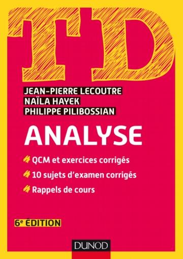 TD ANALYSE - 6E ED.