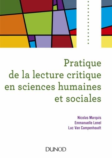 PRATIQUE DE LA LECTURE CRITIQUE EN SCIENCES HUMAINES ET SOCIALES