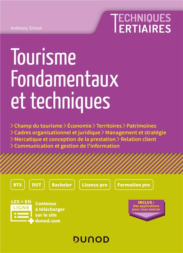 TOURISME - FONDAMENTAUX ET TECHNIQUES