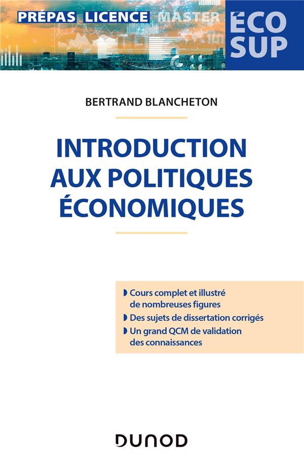 INTRODUCTION AUX POLITIQUES ECONOMIQUES