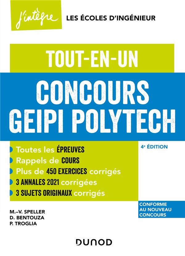 CONCOURS GEIPI POLYTECH - 4E ED. - TOUT-EN-UN