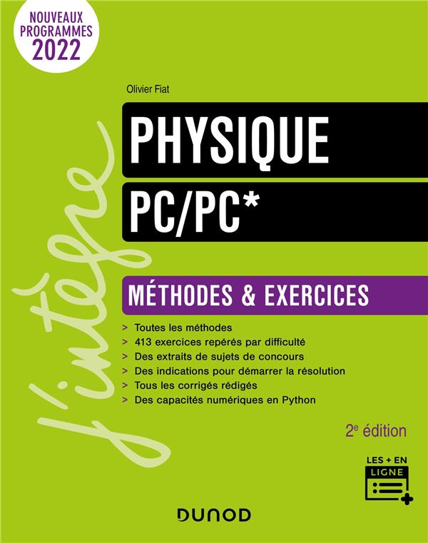 PHYSIQUE METHODES ET EXERCICES PC/PC* - 2E ED.