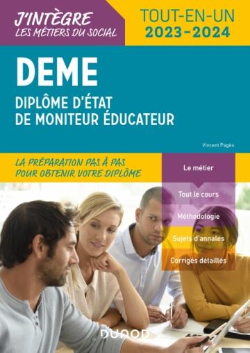 DEME - DIPLOME D'ETAT DE MONITEUR EDUCATEUR - 2023-2024 - TOUT-EN-UN