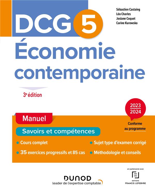 DCG 5 - ECONOMIE CONTEMPORAINE - MANUEL - 3E ED