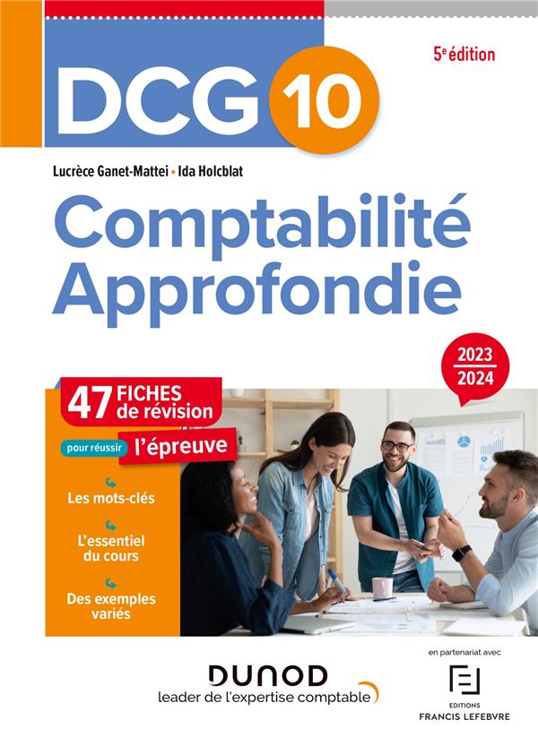 DCG 10 - COMPTABILITE APPROFONDIE - FICHES 2023-2024