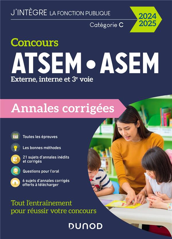 CONCOURS ATSEM/ASEM - ANNALES CORRIGEES - 2024-2025