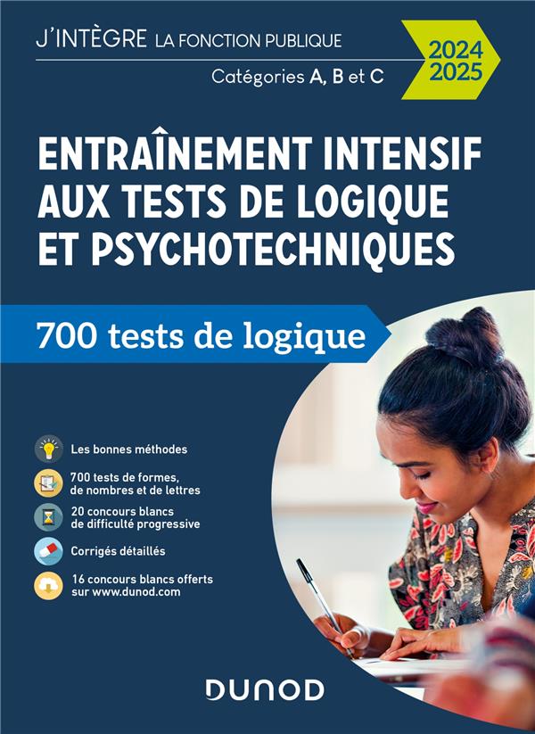 TOUS CONCOURS FONCTION PUBLIQUE - T01 - ENTRAINEMENT INTENSIF AUX TESTS DE LOGIQUE ET PSYCHOTECHNIQU