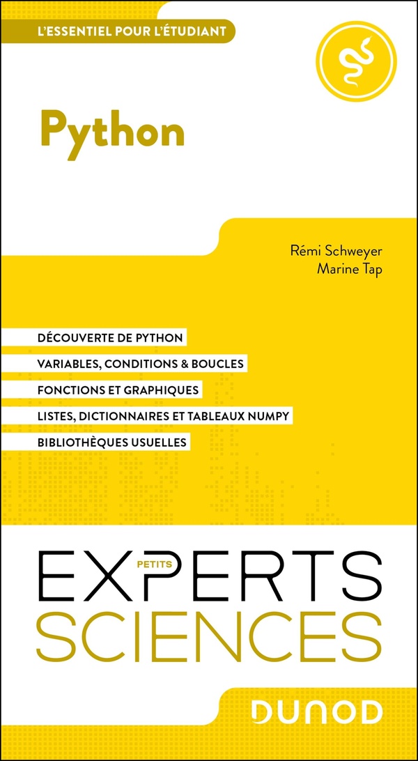 PYTHON - L'ESSENTIEL POUR L'ETUDIANT