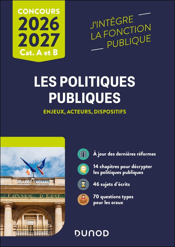 LES POLITIQUES PUBLIQUES 2026-2027 - CATEGORIES A ET B