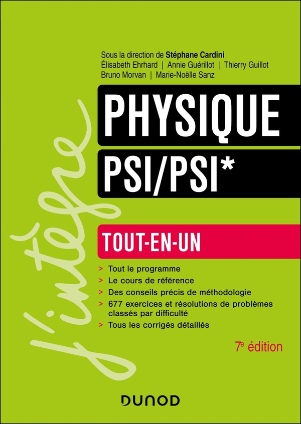 PHYSIQUE TOUT-EN-UN PSI/PSI* - 7E ED.