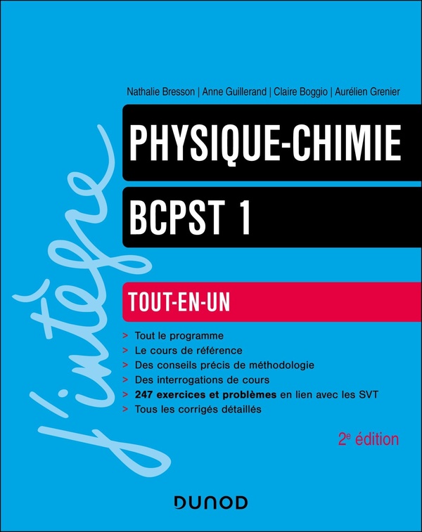 PHYSIQUE-CHIMIE TOUT-EN-UN BCPST 1RE ANNEE - 2E ED.
