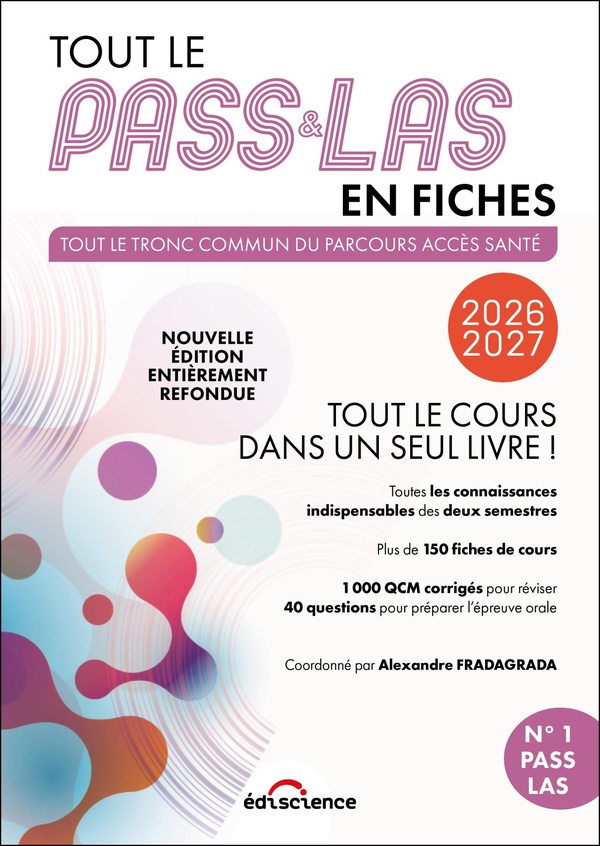 TOUT LE PASS & LAS EN FICHES 2026-2027 - TOUT LE COURS DANS UN SEUL LIVRE !