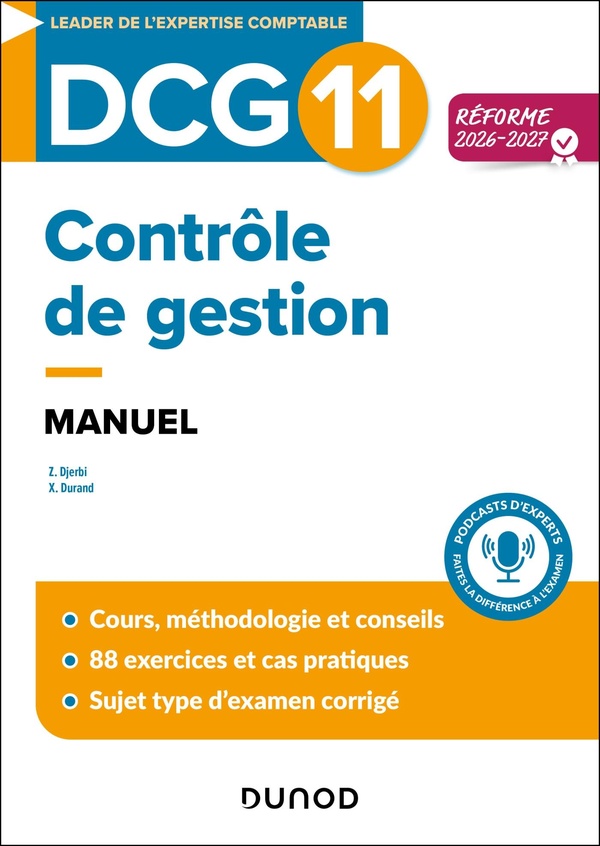DCG 11 - CONTROLE DE GESTION - MANUEL - REFORME 2026-2027