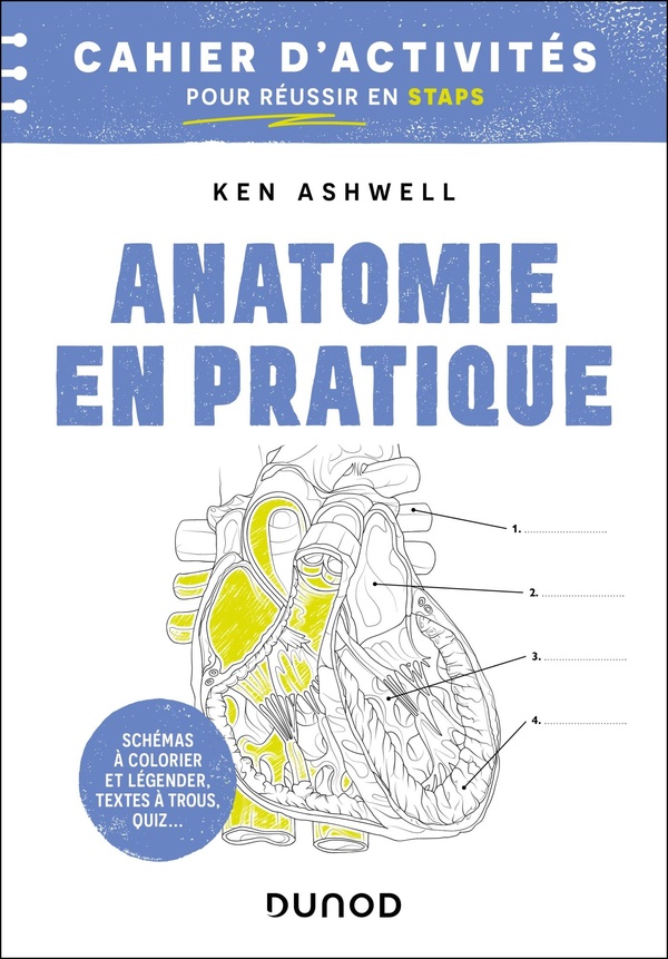 ANATOMIE EN PRATIQUE - CAHIER D'ACTIVITES POUR REUSSIR EN STAPS - COLORIER, ANNOTER, MEMORISER