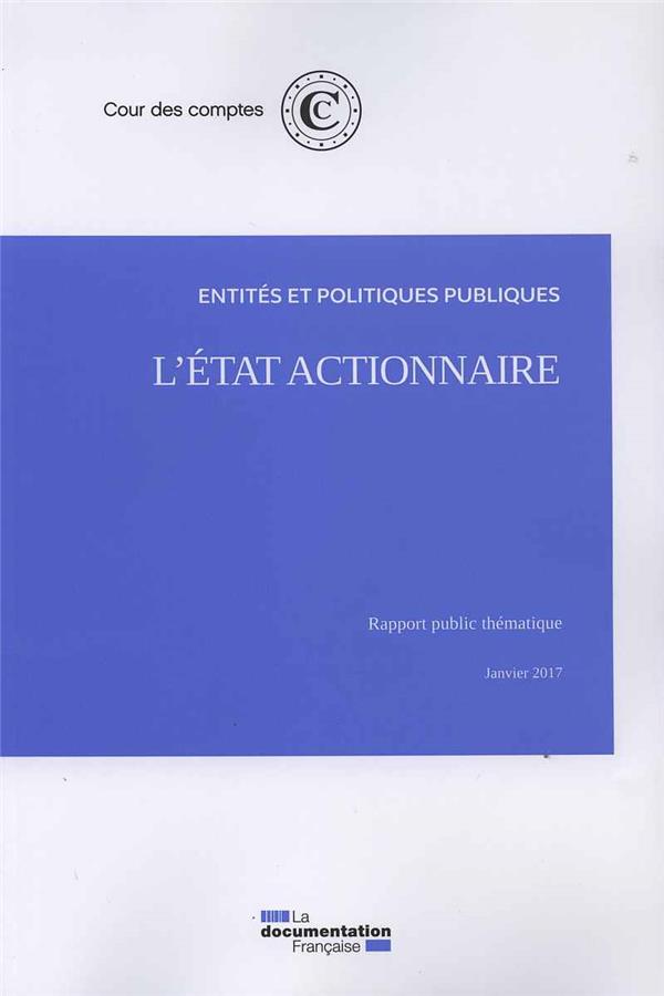 L'ETAT ACTIONNAIRE