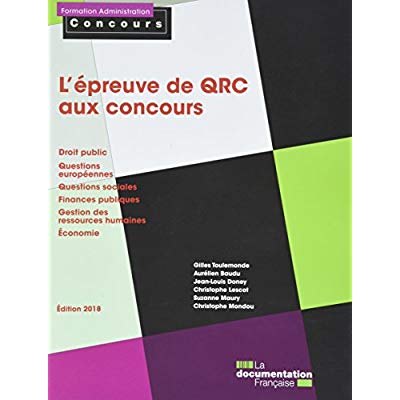 L'EPREUVE DE GRC AUX CONCOURS